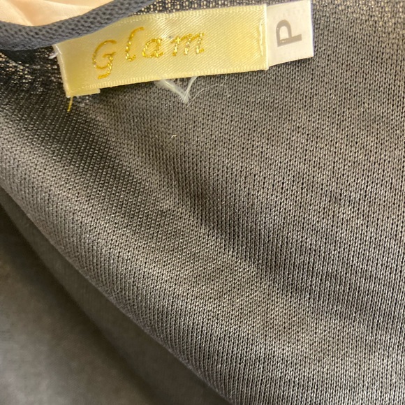 Vintage Semi Sheer Dress with Details - Picture 4 of 4